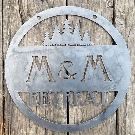 personalized outdoor metal house signs|decorative metal signs for outside.